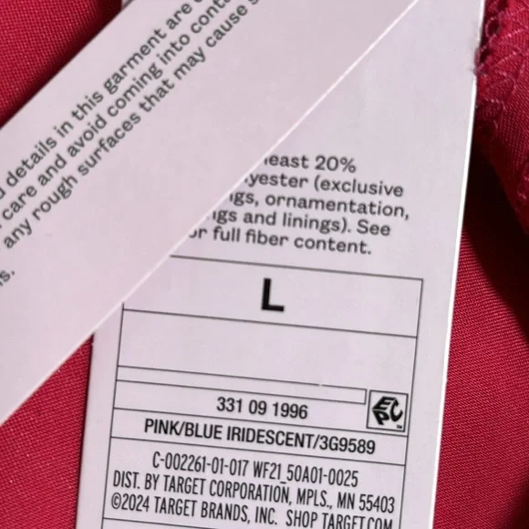 NWT Wild Fable Iridescent Double Strap Maxi Slip Dress - Picture 9 of 11